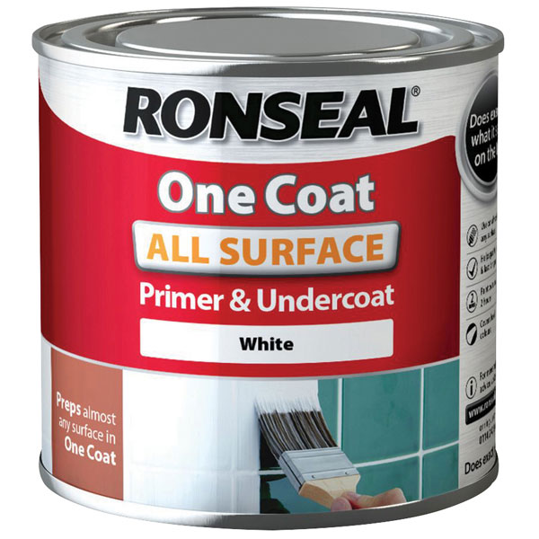 Ronseal 36999 One Coat All Surface Primer & Undercoat Interior Whi...
