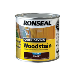 Ronseal 37461.00 Quick Drying Woodstain Satin Smoked Walnut 250ml