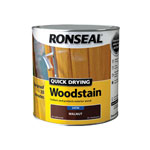 Ronseal 37463 Quick Drying Woodstain Satin Smoked Walnut 2.5 litre