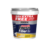 Ronseal 36546 Smooth Finish Multipurpose Wall Filler Ready Mixed 1.2kg +50%