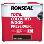 Ronseal 38587 Trade Total Wood Preserver Light Brown 2.5 litre