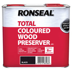 Ronseal 38588 Trade Total Wood Preserver Black 2.5 litre