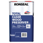 Ronseal 38589 Trade Total Wood Preserver Clear 5 litre