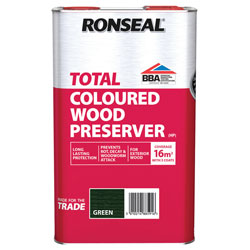 Ronseal 38591 Trade Total Wood Preserver Green 5 litre