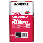 Ronseal 38593 Trade Total Wood Preserver Black 5 litre