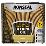 Ronseal 36933 Ultimate Protection Decking Oil Natural 2.5 litre