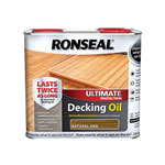 Ronseal 36935 Ultimate Protection Decking Oil Natural Oak 2.5 litre