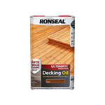 Ronseal 37296 Ultimate Protection Decking Oil Teak 5 litre