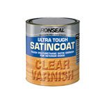 Ronseal 09009 Ultra Tough Internal Clear Satincoat Varnish 250ml