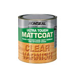 Ronseal 09010 Ultra Tough Internal Clear Mattcoat Varnish 250ml