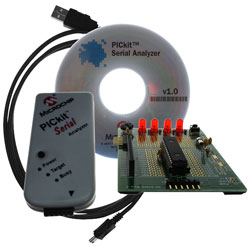 Microchip DV164122 PICkit Serial Analyzer (with 28-Pin Demo Board)