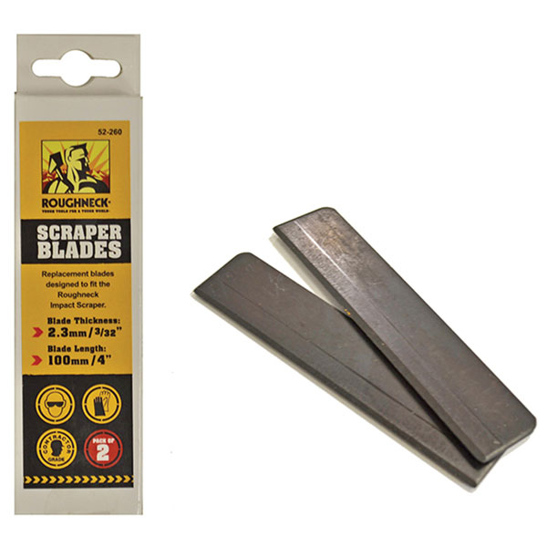 Roughneck 52-260 Replacement Blades For Impact Scraper (Pack 2)
