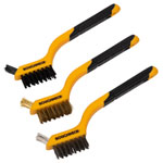 Roughneck 52-005 Mini Wire Brush Set 3 Piece
