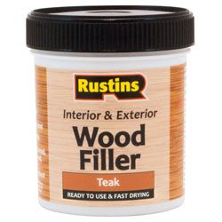 Rustins AWOOT250 Acrylic Wood Filler Teak 250ml