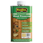 Rustins AWCL1000 Advanced Wood Preserver Clear 1 litre