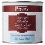 Rustins CHAPB250 Chalky Finish Paint Blenheim Blue 250ml