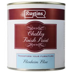 Rustins CHAPB500 Chalky Finish Paint Blenheim Blue 500ml