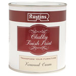 Rustins CHAPC250 Chalky Finish Paint Kenwood Cream 250ml