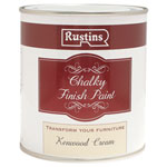 Rustins CHAPC500 Chalky Finish Paint Kenwood Cream 500ml