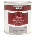 Rustins CHAPG250 Chalky Finish Paint Georgian Grey 250ml