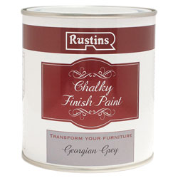 Rustins CHAPG500 Chalky Finish Paint Georgian Grey 500ml