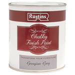 Rustins CHAPG500 Chalky Finish Paint Georgian Grey 500ml