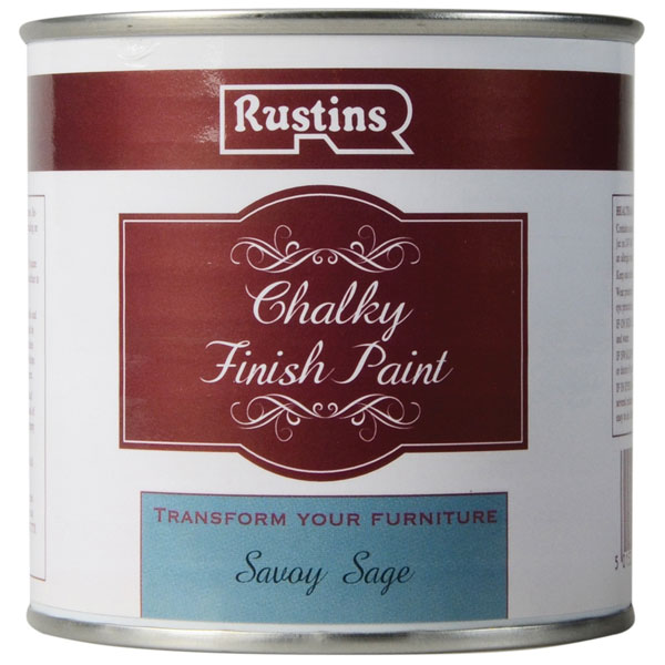 Rustins CHAPS250 Chalky Finish Paint Savoy Sage 250ml