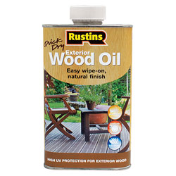 Rustins EWDOIL1000 Exterior Wood Oil 1 litre