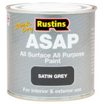 Rustins ASAPAG1000 ASAP Paint Grey 1 Litre