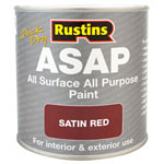 Rustins ASAPRD250 ASAP Paint Red 250ml