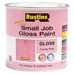 Rustins SJCPQD Quick Dry Small Job Gloss Paint Candy Pink 250ml