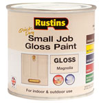 Rustins SJMAGQD Quick Dry Small Job Gloss Paint Magnolia 250ml