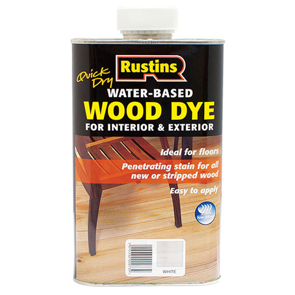 Rustins Wood Dye - White - 250ml