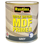 Rustins MDGP250 Quick Drying MDF Primer Grey 250ml