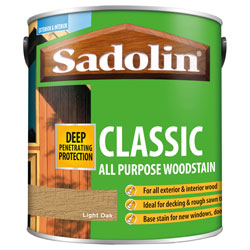 Sadolin 5012901 Classic Wood Protection Light Oak 2.5 litre