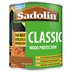 Sadolin 5028457 Classic Wood Protection Antique Pine 1 litre