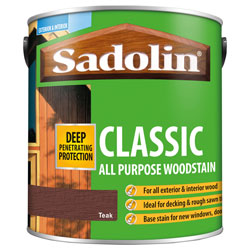 Sadolin 5028462 Classic Wood Protection Teak 2.5 litre