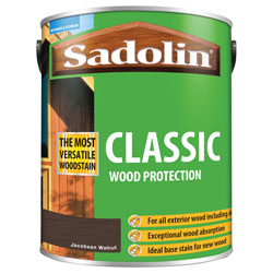 Sadolin 5028467 Classic Wood Protection Jacobean Walnut 5 litre