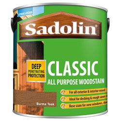 Sadolin 5028480 Classic Wood Protection Burma Teak 2.5 litre