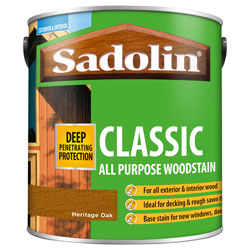 Sadolin 5090980 Classic Wood Protection Heritage Oak 2.5 litre