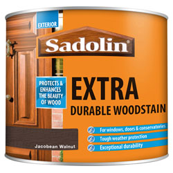 Sadolin 5028538 Extra Durable Woodstain Jacobean Walnut 500ml