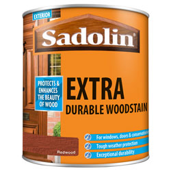 Sadolin 5028545 Extra Durable Woodstain Redwood 1 litre