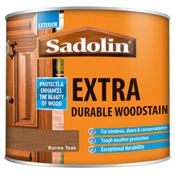 Sadolin 5028550 Extra Durable Woodstain Burma Teak 500ml