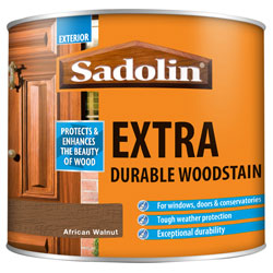 Sadolin 5028554 Extra Durable Woodstain African Walnut 500ml