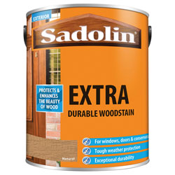 Sadolin 5028580 Extra Durable Woodstain Natural 5 litre