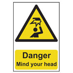 Scan 1150 Danger Mind Your Head - PVC 200 x 300mm