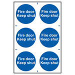 Scan 0151 Fire Door Keep Shut - PVC 200 x 300mm