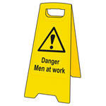 Scan 4710 Heavy-Duty 'A' Board: Danger Men At Work