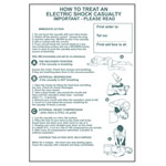 Scan 4240 How To Treat An Electric Shock Casualty - PVC 400 x 600mm
