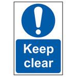 Scan 0253 Keep Clear - PVC 200 x 300mm